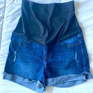 Just Black Maternity Short